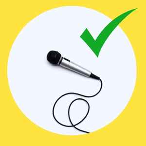 Acceptable sound system when booking a comic #3- Corded Mic